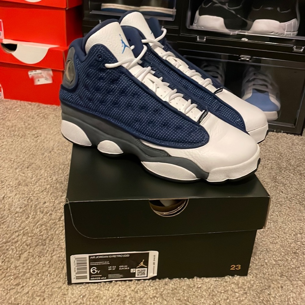 Retro Jordan Flint 13s, Never Worn With Original Box. Kids Size 6Y.